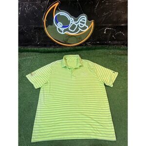 Under Armour Cornell‎ University Green Striped Loose Polo Men's Size XL